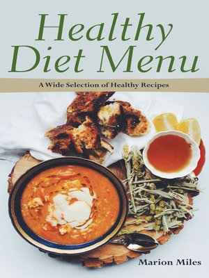 cover image of Healthy Diet Menu